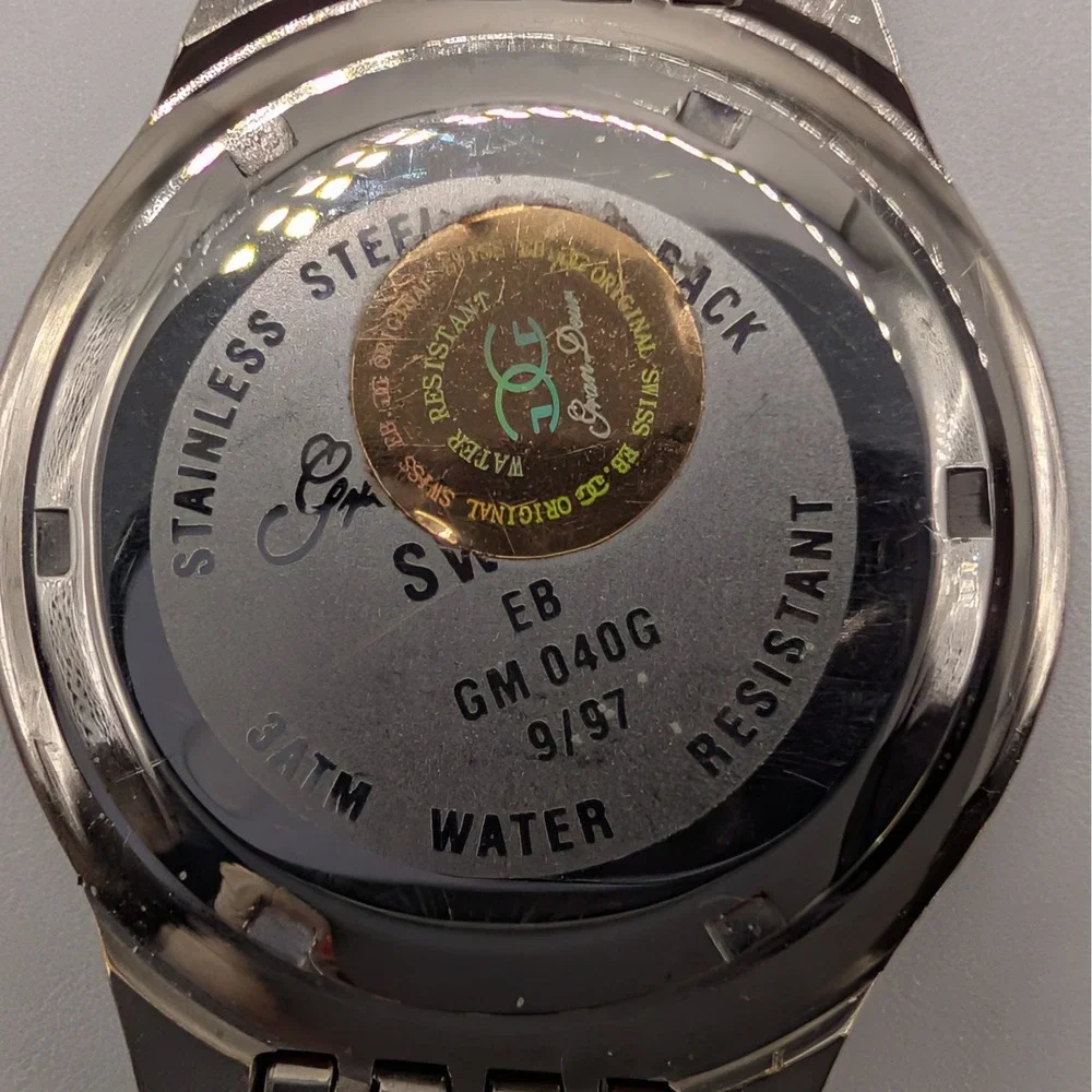 Gran Deux Swiss Quartz Watch 32mm Two Tone Sunburst Dial Mens‎ Unisex Bracelet